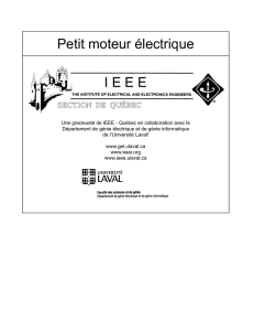 Explication sur les moteurs électriques en général - IEEE