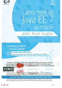 Le Morocco Java User Group lance le JavaEE 7