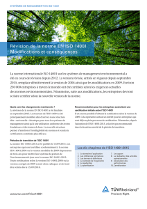 ISO 14001:2015 – Changes and implications