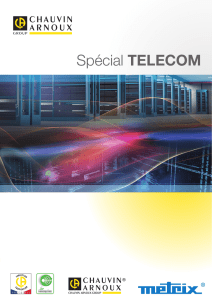 Spécial TELECOM - Chauvin Arnoux
