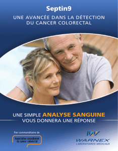 Septin9 - Colorectal Cancer Association of Canada
