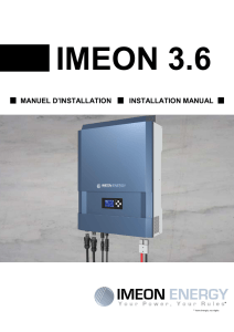 ONDULEUR IMEON 3.6 - Imeon