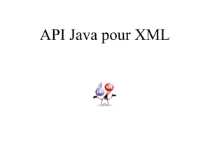 API Java pour XML