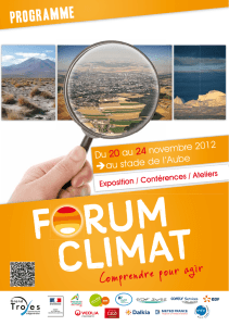 Forum Climat - Grand Troyes