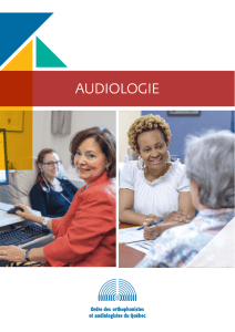 audIOLOgIe - Ordre des orthophonistes et audiologistes du Québec