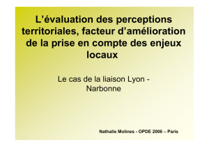 L`évaluation des perceptions territoriales, facteur d - M-Lab