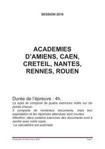 Amiens, Caen, Créteil, Nantes, Rennes, Rouen