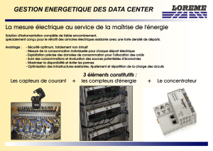 gestion energetique des data center