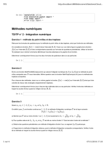 Méthodes numériques - Institut de Mathématiques de Toulouse