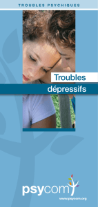 Troubles dépressifs