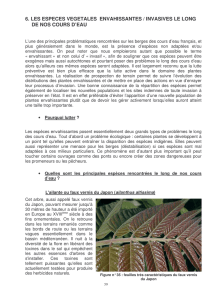 chapitre.6 - les especes vegetales envahissantes / invasives le long