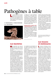 Pathogènes à table - Espace Mendès France