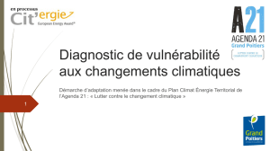 Diagnostic de vulnérabilité au changement climatique