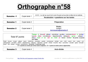 Orthographe n°58 - bla-bla cycle 3