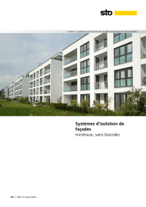 Systèmes d`isolation de façades minéraux, sans biocides