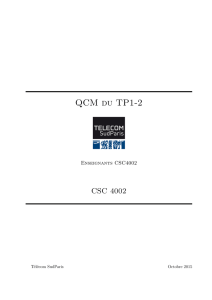 QCM du TP1-2