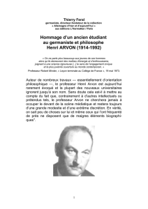 Henri ARVON - Amoureux d`Art en Auvergne