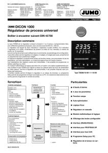 JDICON 1000 Régulateur de process universel
