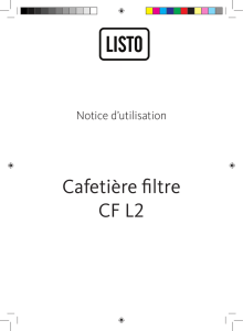 Cafetière filtre CF L2