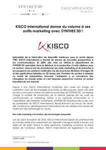 KISCO International donne du volume à ses outils