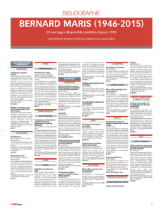 Bibliographie Bernard Maris