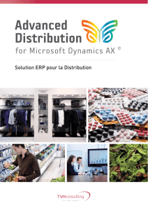Solution ERP pour la Distribution