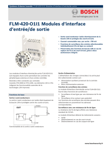 FLM‑420‑O1I1 Modules d`interface d`entrée/de sortie