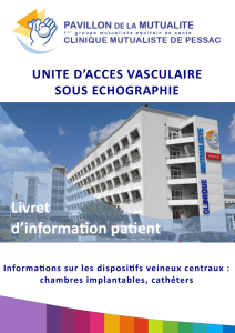 Livret d`information patient - Clinique Mutualiste de Pessac