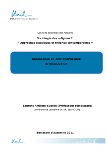 sociologie et anthropologie introduction