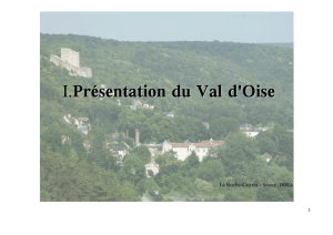 I.Présentation du Val d`Oise - Les services de l`État dans le Val