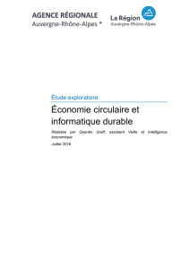 Économie circulaire et informatique durable - ARDI Rhône