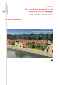 Reconversion du site industriel des rives du Doubs à Valentigney