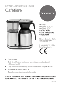 Cafetière - Bonavita
