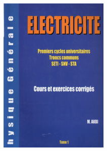 electricite cours et exercices