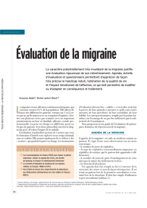 Evaluation of the migraine