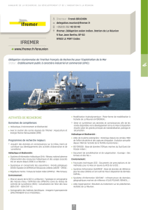 IFREMER - Innovons La Réunion