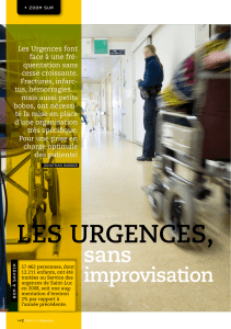 LeS UrgenceS - Cliniques universitaires Saint-Luc