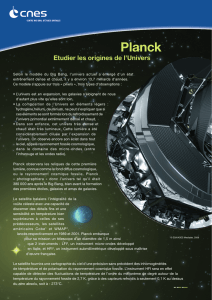 Télécharger la fiche Planck - Le Centre Spatial Guyanais