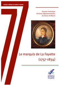 Le marquis de La Fayette (1757-1834)