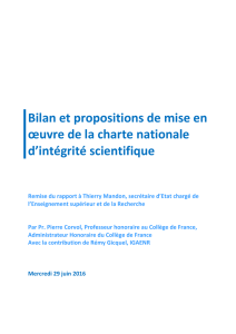 Rapport - Académie des sciences