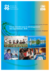 Forum mondial pour le développement des exportations 2016