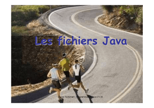 Les fichiers Java