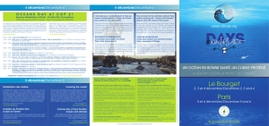 Présentation - Ocean and Climate Platform