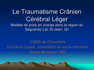 Le traumatisme crânien cérébral - Brain Injury Association of Canada