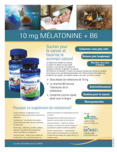 10 mg MÉLATONINE + B6