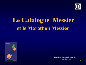 Le Catalogue Messier