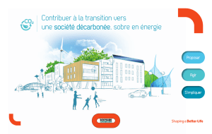 Contribuer à la transition vers une société décarbonée, sobre en