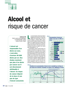 Alcool et risque de cancer