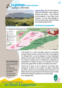 Géologie - Tourisme dans les Monts de Lacaune