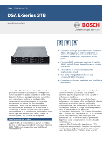 DSA E-Series 3TB - Bosch Security Systems